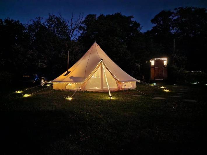 Bungalow für 6 Personen, mit Terrasse und Garten sowie Ausblick in Kent