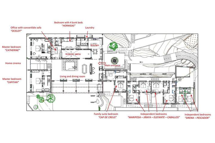 Chalet para 20 personas, con terraza y jardín en Provincia de Gerona - 2