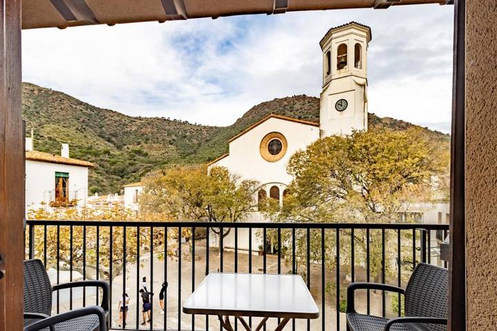 Gîte pour 5 personnes, avec vue et balcon, animaux acceptés à La Selva de Mar