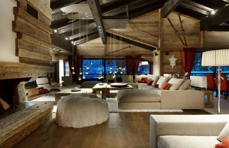 Chalet voor 14 personen, with Whirlpool and Terras as well as Sauna in Lech