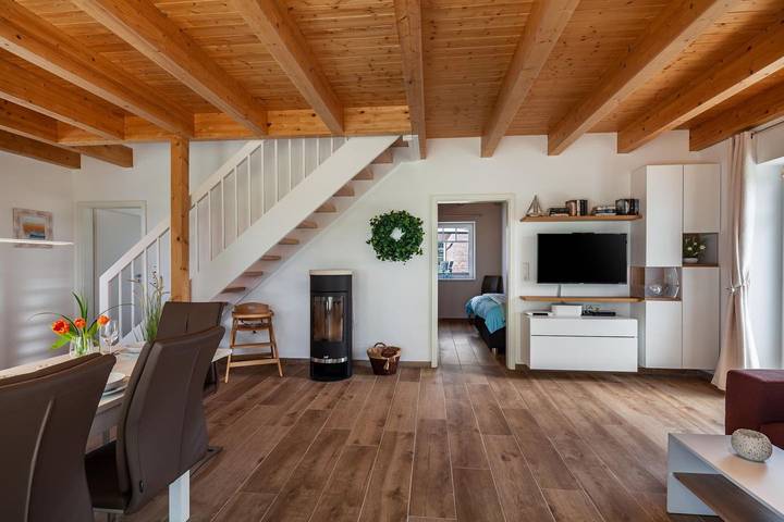 Ferienhaus für 8 Personen, mit Terrasse und Garten sowie Sauna und Seeblick in Warin - 3
