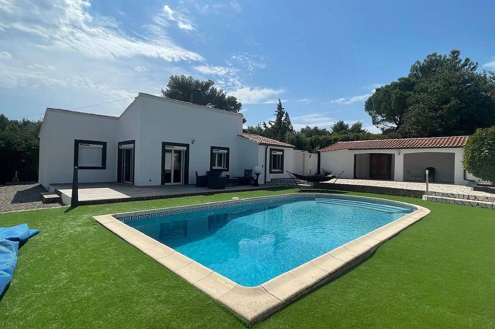 Moderner Komfort im Minervois in Pouzols-Minervois, Mittelmeerküste (Frankreich)