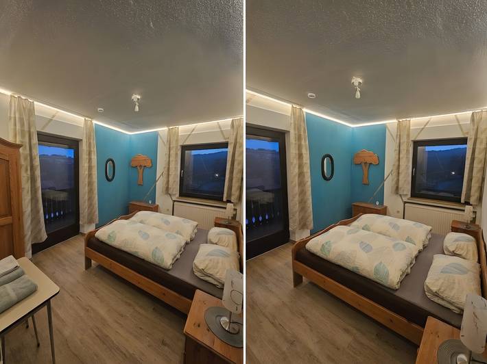 Chambre double avec vue sur le jardin et Wi-Fi in Bad Soden-Salmünster, Arrondissement de Main-Kinzig