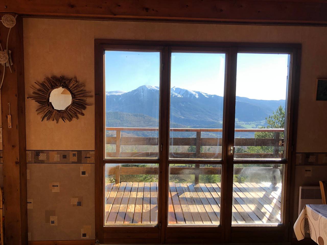 Chalet mit Bergblick, privatem Garten und Balkon in Seyne, Alpes-de-Haute-Provence