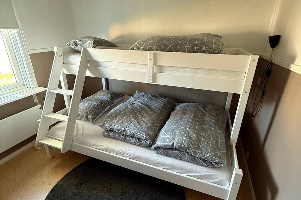 Das Haus von Camp Caroli Olala in Kiruna, Lappland (Schweden)