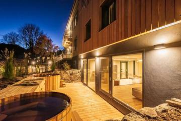 Hôtel pour 2 personnes, avec sauna ainsi que vue et jardin à Labaroche