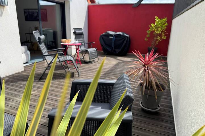 Gîte pour 4 personnes, avec terrasse à Pornic