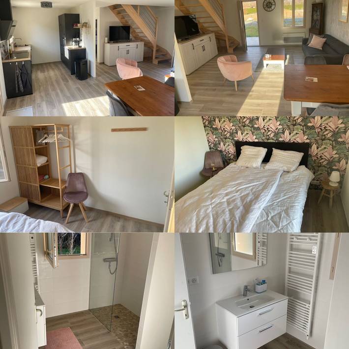 Gîte pour 6 personnes, avec piscine à Saint-Julien-de-Lampon