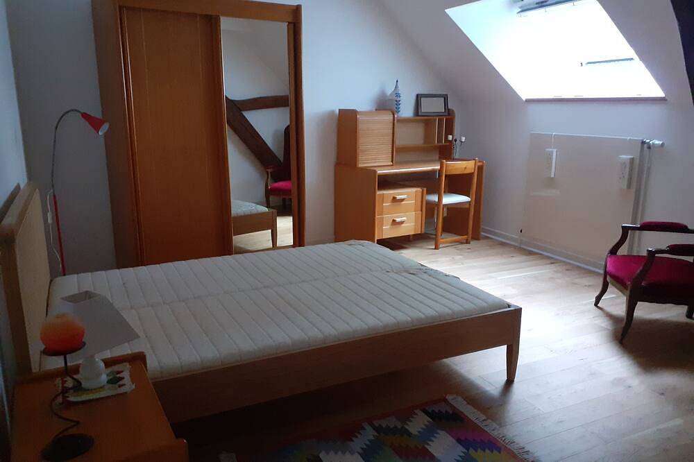 Room in typical village in Fresnay-sur-Sarthe, Sarthe