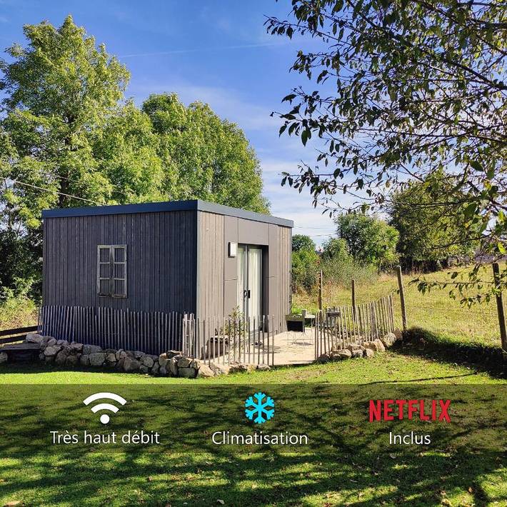 Maison de vacances pour 2 personnes, avec Terrasse ainsi que Jardin et Vue