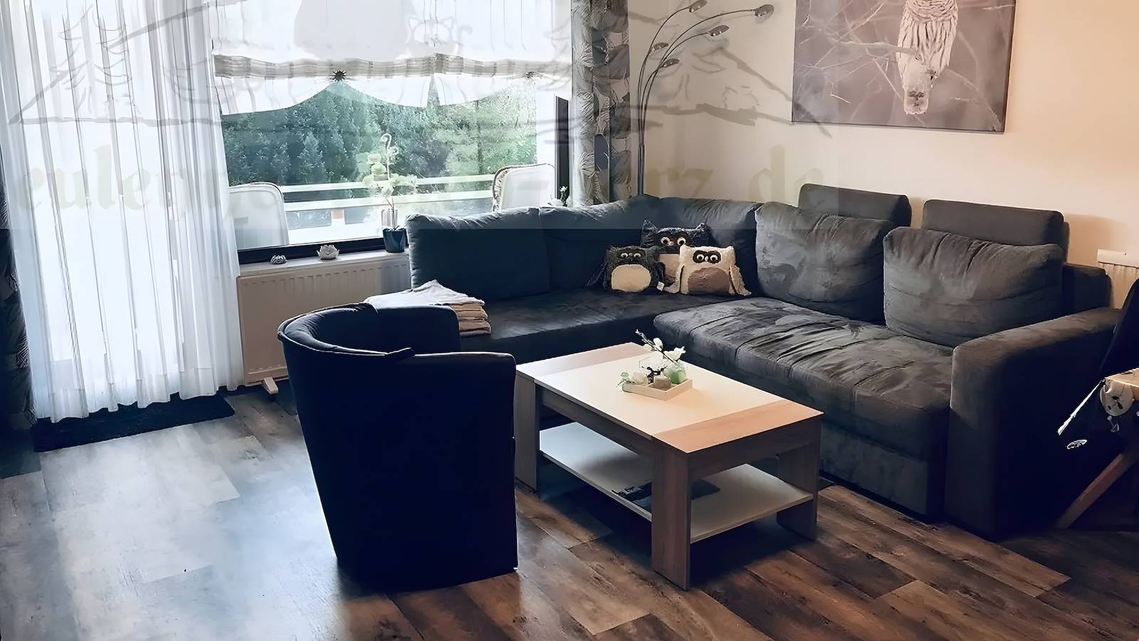 Ganze Wohnung, Apartment 'Eulennestchen-Harz L.2' mit Balkon und Wlan in Altenau, Harzvorland