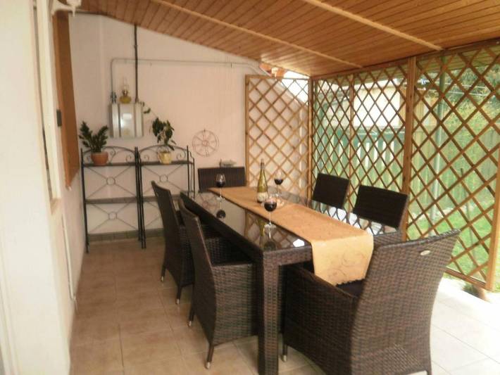Ferienhaus für 10 Personen, mit Balkon und Terrasse sowie Garten und Ausblick in Balatonboglar