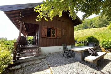 Chalet pour 10 personnes, avec jardin et balcon, animaux acceptés à Bussang