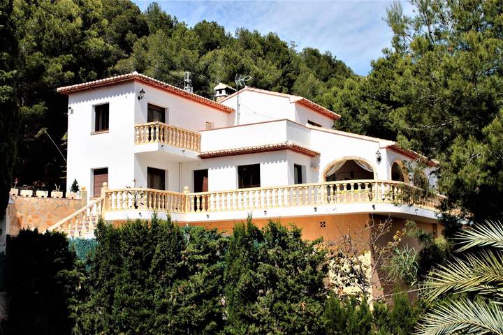 Ferienhaus für 6 Personen, mit Pool und Meerblick sowie Garten, mit Haustier an der Costa Blanca - 4