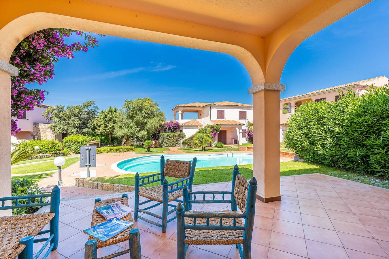 Incantevole casa vacanze "Sa Pedra Romantica" con giardino, terrazza e piscina in Monte Petrosu, San Teodoro