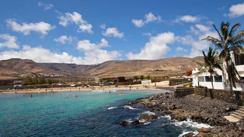 Ferienwohnung für 4 Personen, mit Terrasse und Garten sowie Meerblick auf Lanzarote - 2