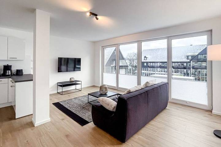 Lodge voor 4 personen, met balkon in Winterberg
