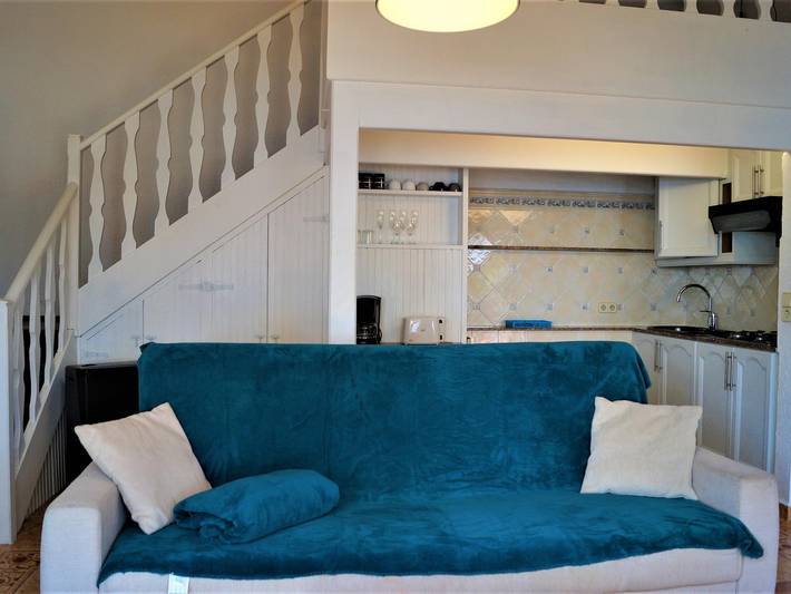 Location de vacances pour 2 personnes, avec balcon/terrasse ainsi que piscine et vue sur l’océan, animaux acceptés à Canyelles - 4