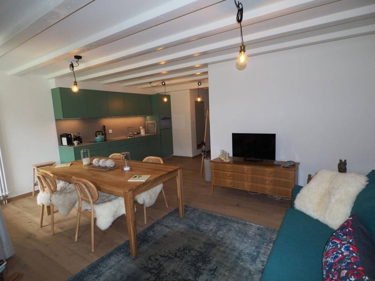 Ganze Wohnung, Residenz La Mora 17 in La Punt-Chamues-ch, Sankt Moritz