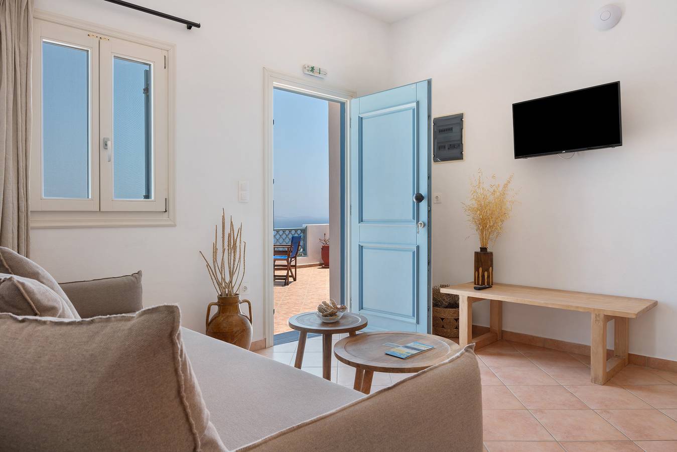 Geheel appartement, Appartement 'Lefkanthemo' met Uitzicht op Zee, Wifi en Airconditioning in Astipalaia Stad, Dodekanesos
