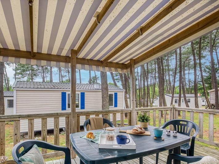 Camping für 6 Personen, mit Pool und Kinderpool, mit Haustier im Morbihan - 4