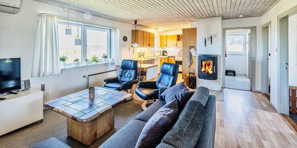 Ferienhaus mit Meerblick für 6 Personen, mit Terrasse in Vejers Strand - 4