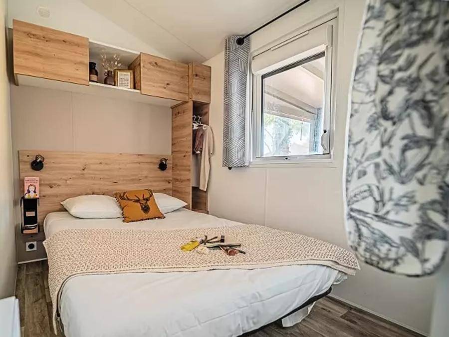 Camping l'Océan - Mobilhome 8 personas - Quattro Premium 5 Habitaciones 8 Personas Jacuzzi + Aire Acondicionado + Tv in Brem-sur-Mer, Valle del Loira