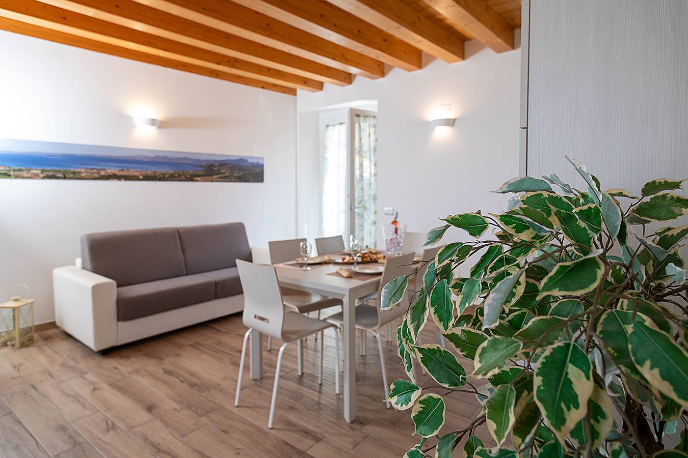Regarda - romantico rustico Casa Rossa 1 con wifi, aria condizionata in Bardolino, Prealpi Gardesane