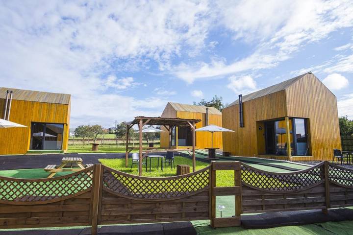 Hostel para 2 pessoas, com Terraço em Cabanas