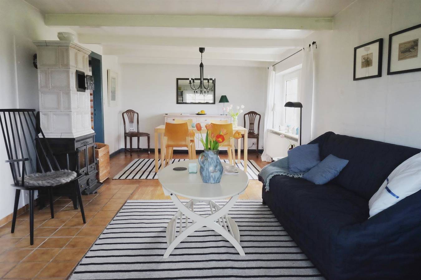 Ganze Ferienwohnung, Reetdachkate blaue Reihe in Poppenbüll, Eiderstedt
