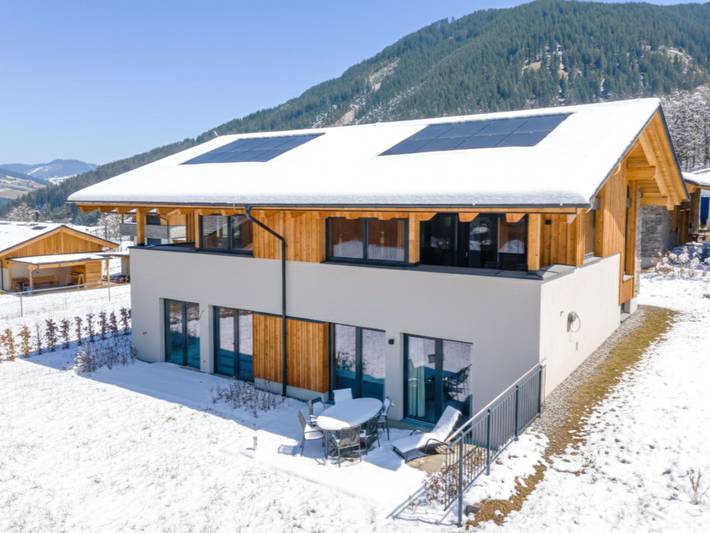 Ferienhaus für 6 Personen, mit Balkon und Garten