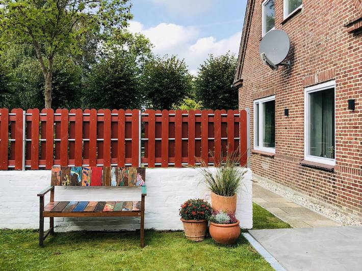 Ferienhaus für 4 Personen, mit Terrasse und Garten sowie Sauna in Friedrichstadt