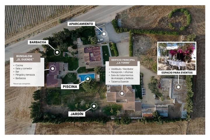 Gîte pour 2 personnes, avec vue ainsi que piscine et jardin à Conil de la Frontera - 4