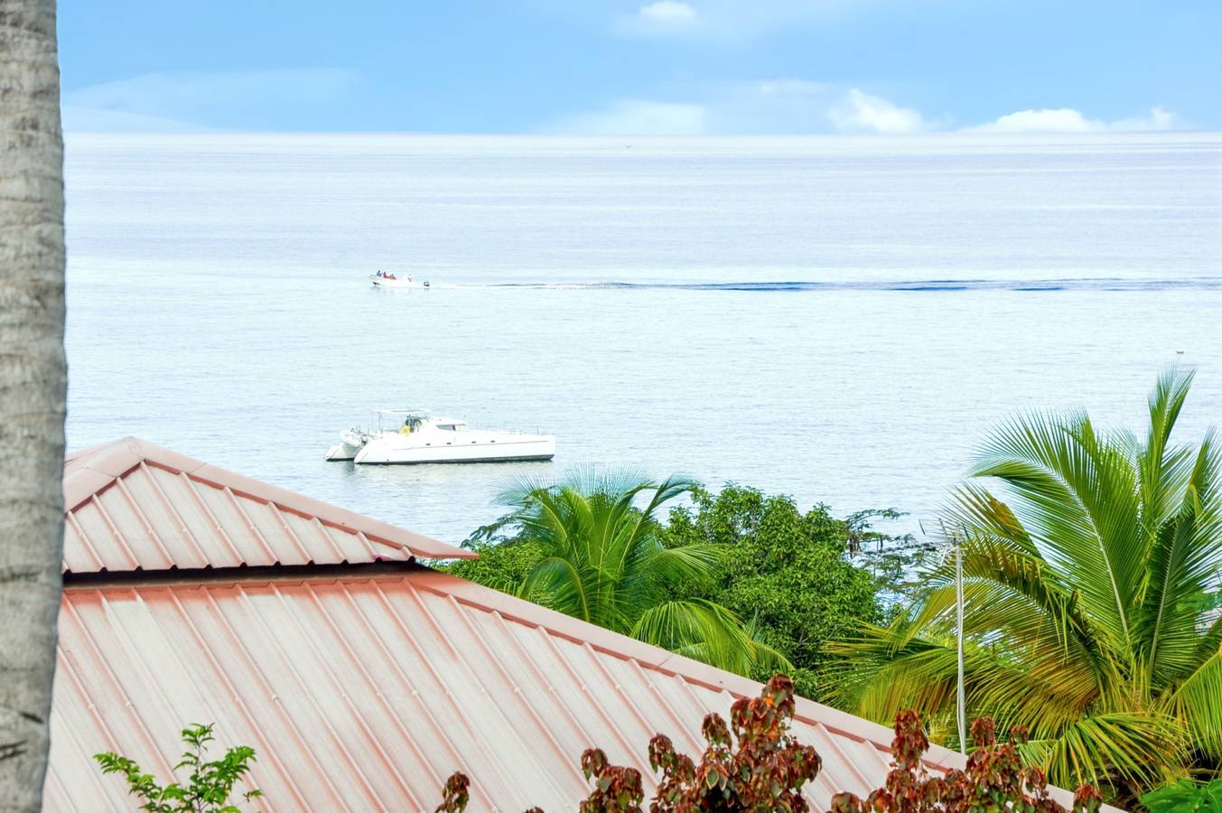 Comfortable bungalow with sea view in Bouillante in Bouillante, Guadeloupe (Caribbean)