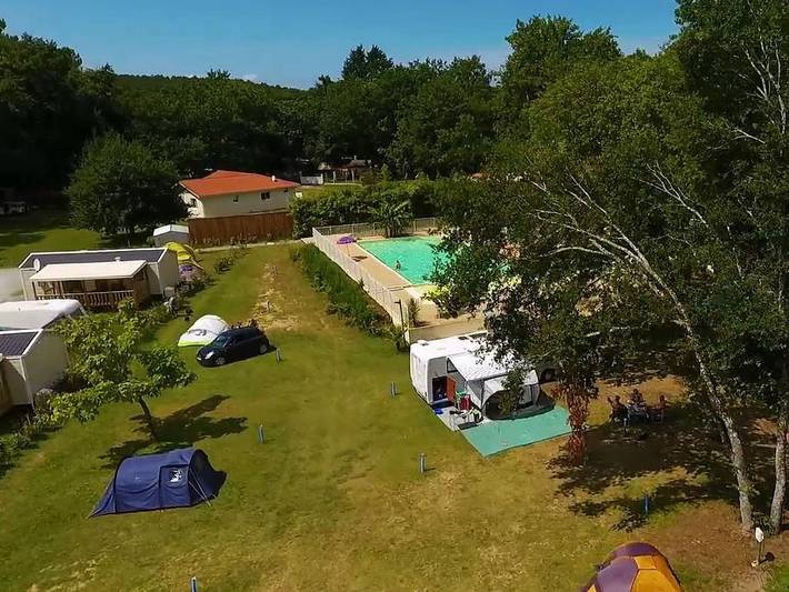 Camping Las Chancas - Mobilheim 6 personen - Vorhang Nirvana Trio von 2020, 3 Schlafzimmer in Sainte-Eulalie-en-Born, Côte d’Argent