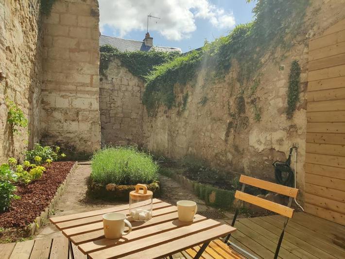 Appartement de vacances pour 2 personnes, avec Terrasse ainsi que Jardin et Vue