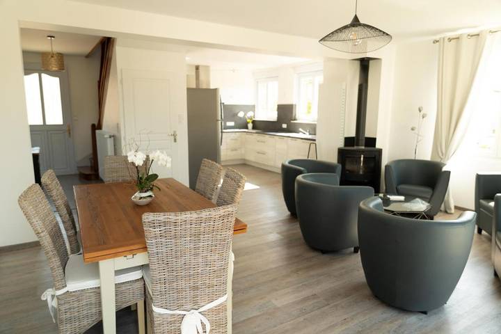 Maison de vacances pour 6 personnes, avec Terrasse ainsi que Jardin et Vue à Vinay