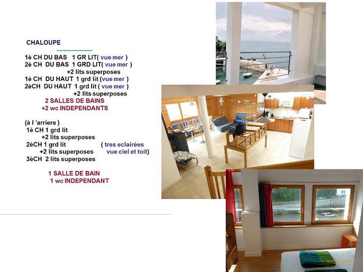 Gîte pour 14 personnes, avec terrasse à Groix - 4