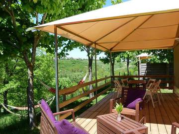 Camping für 6 Personen, mit Kinderpool in der Ardèche