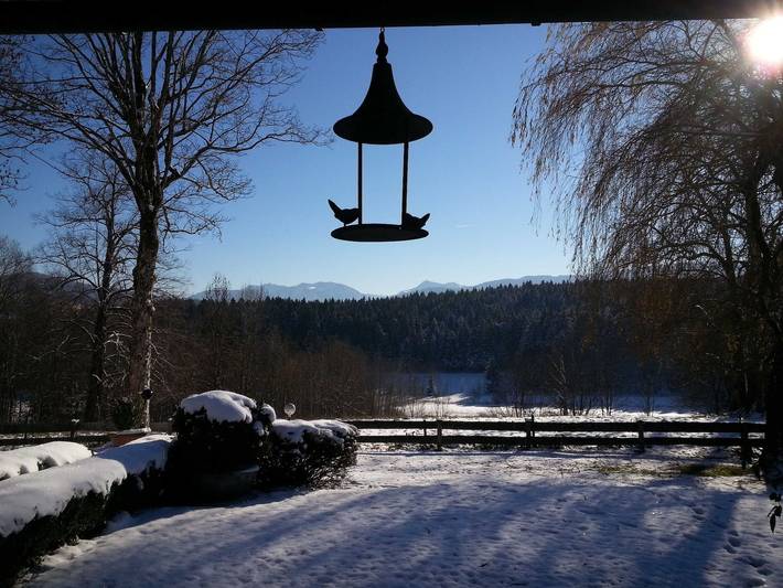 Ferienwohnung für 6 Personen, mit Terrasse und Garten sowie Ausblick in Miesbach