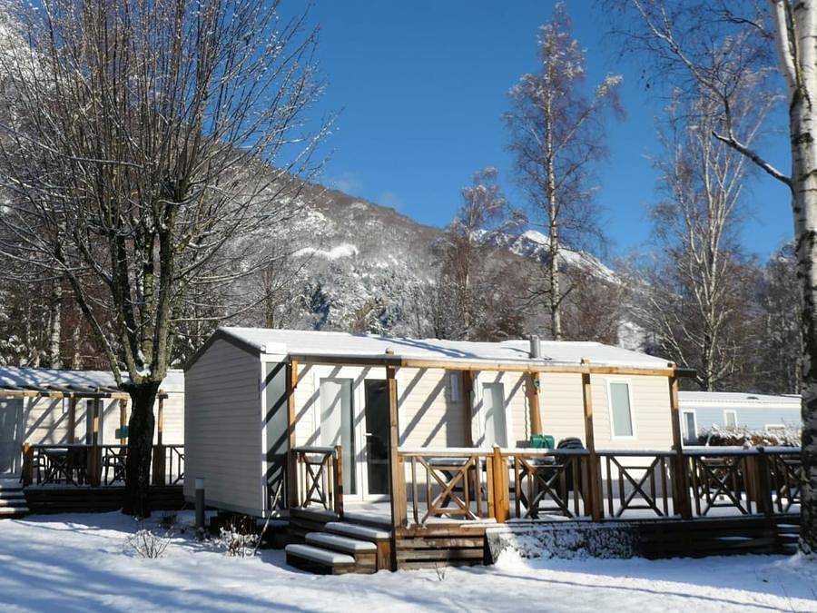 Camping Rcn Belledonne - Chalet 4 personen - Kachel in Le Bourg-d'Oisans, Nationalpark Écrins