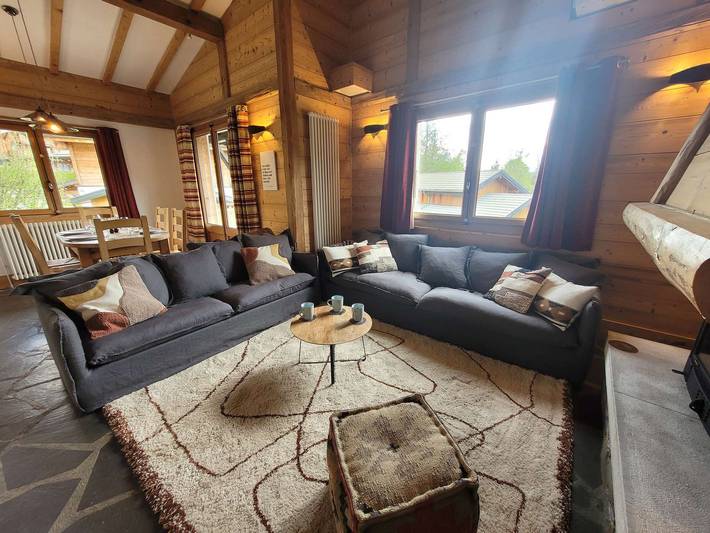 Chalet pour 8 personnes, avec balcon à Les Gets - 2
