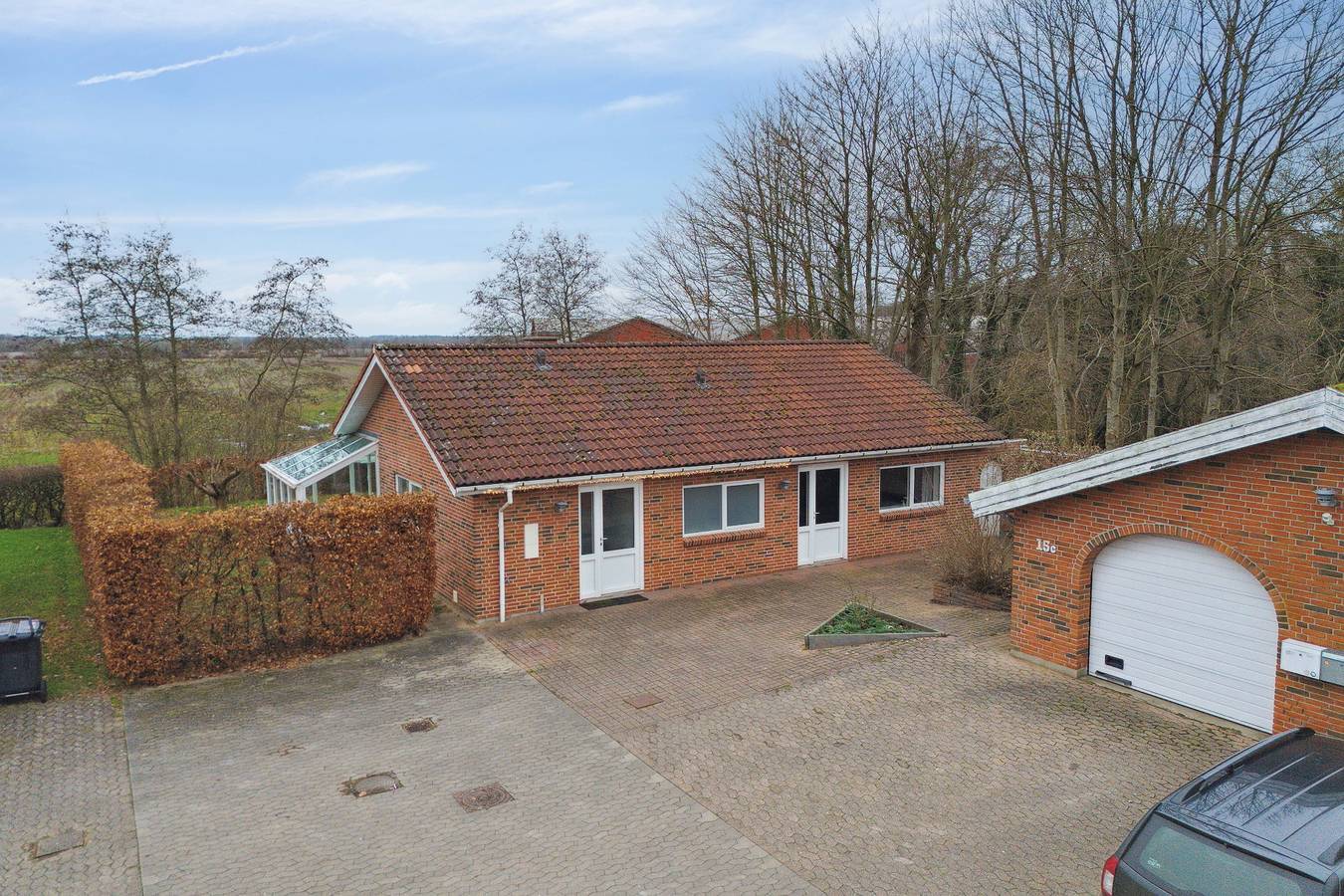 Stadthaus mit der Natur als Nachbar in Ikast-Brande