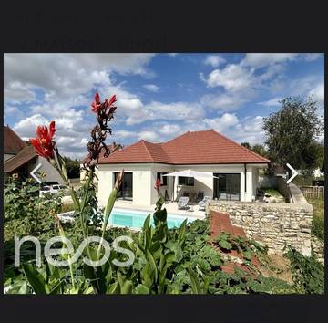 Cottage pour 6 personnes, avec piscine ainsi que vue et jardin dans Belleneuve