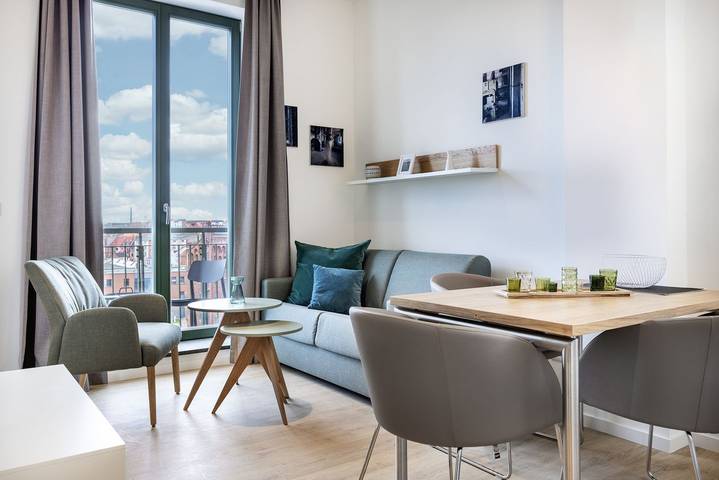 Ferienwohnung für 3 Personen, mit Sauna und Balkon, mit Haustier in Wismar
