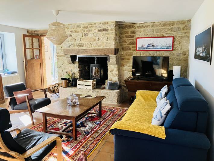 Beautiful longère 3* in the countryside in Larmor-Baden, Côte des Mégalithes