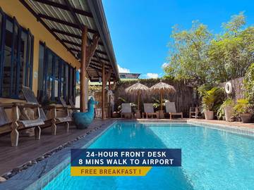 Auberge pour 2 personnes, avec jardin et piscine dans Nai Yang Beach