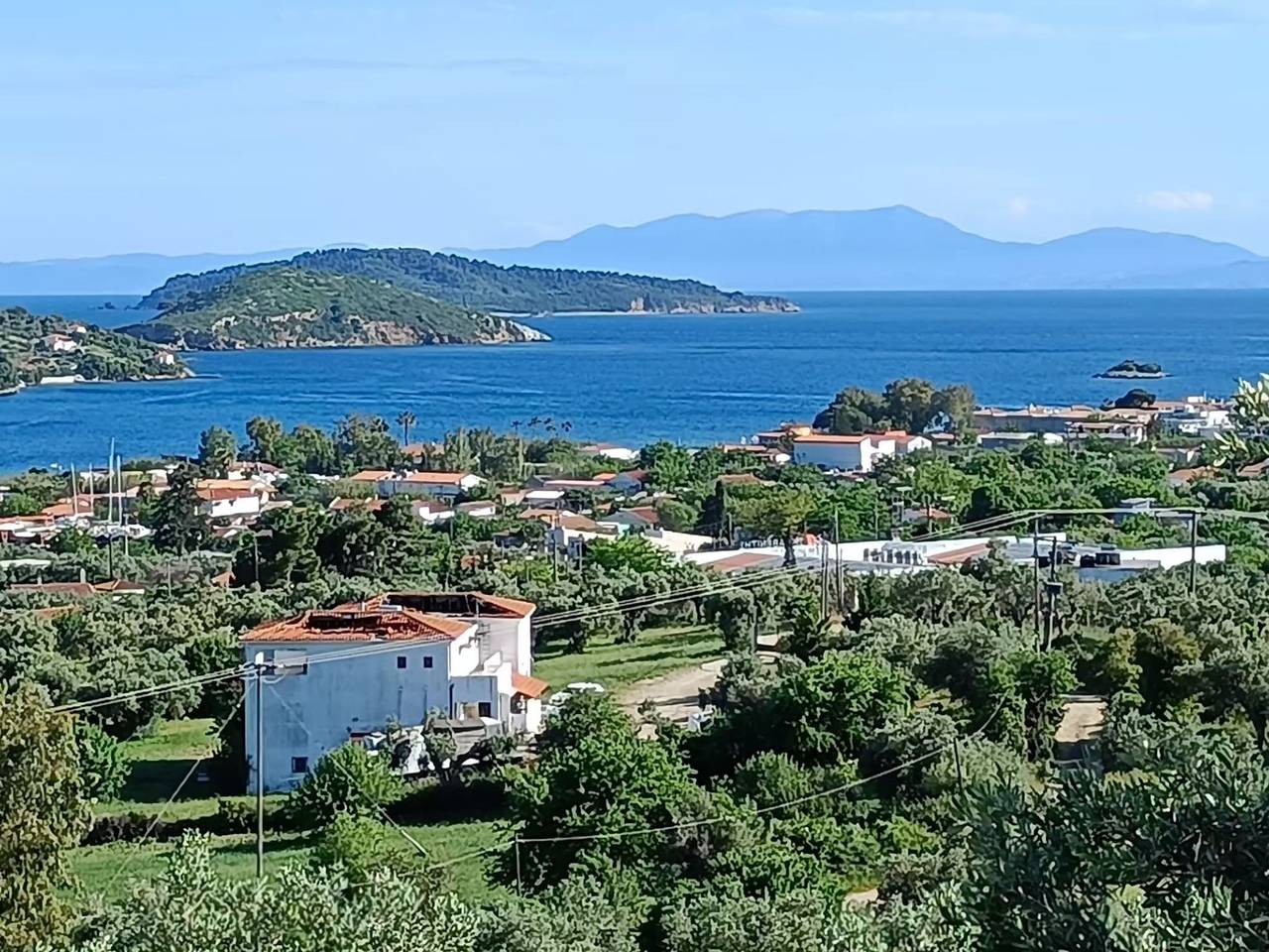 Skyframe Villa mit atemberaubendem Blick auf das Meer... in Sporades