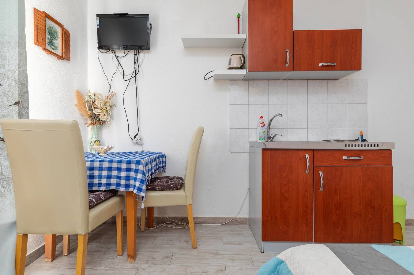 Cały apartament, Apartamenty typu studio z balkonem i widokiem na morze Igrane, Makarska As-22690-a in Igrane, Riwiera Makarska