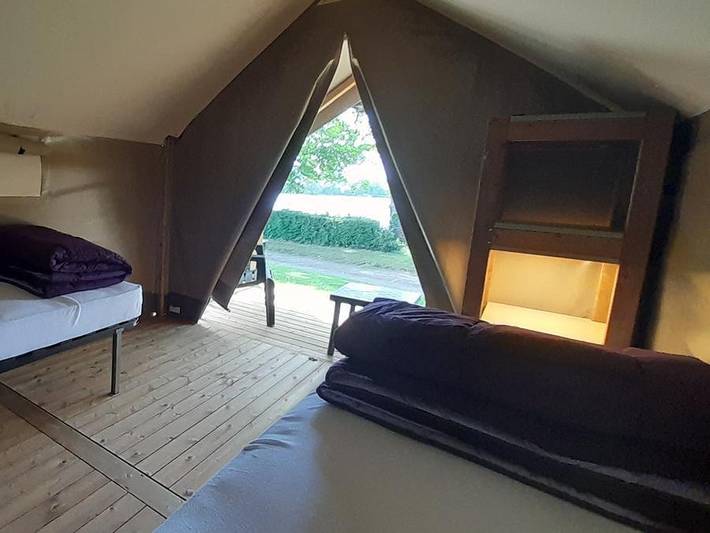 Tente pour 2 personnes, avec vue sur le lac en Ille-et-Vilaine - 4